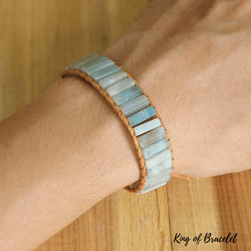 Bracelet Wrap en Amazonite - King of Bracelet