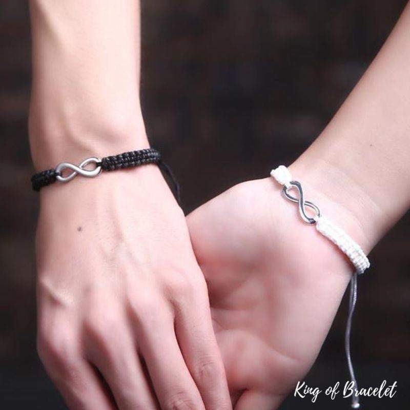 Bracelet Distance pour Couple "Infini" - King of Bracelet