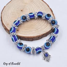 Bracelet Main de Fatma et Oeil Bleu - King of Bracelet