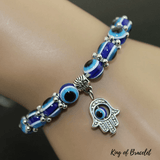 Bracelet Main de Fatma et Oeil Bleu - King of Bracelet