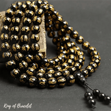Bracelet Mala Tibétain en Obsidienne - King of Bracelet