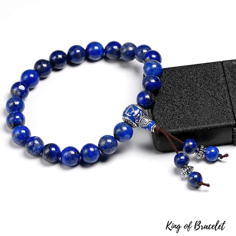 Bracelet Mala Tibétain en Lapis Lazuli - King of Bracelet