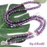 Bracelet Mala OM 108 Perles en Améthyste - King of Bracelet