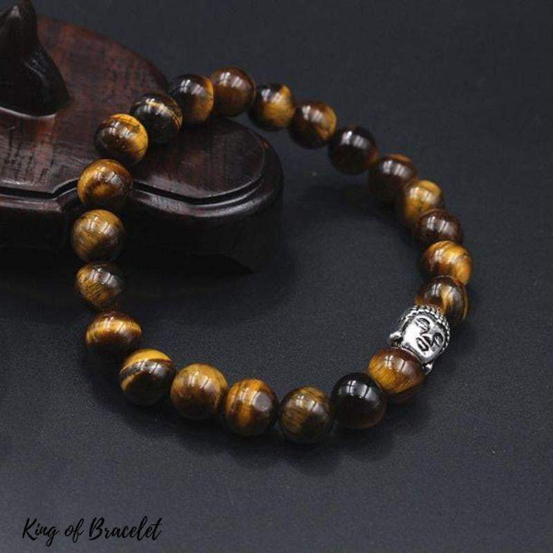 Bracelet Bouddha en Oeil de Tigre