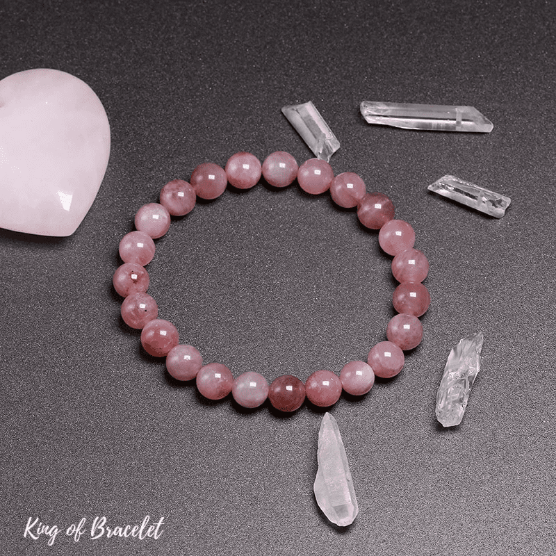 Bracelet en Quartz Rose Qualité AAA+ - King of Bracelet