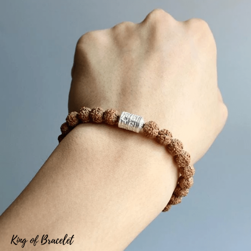 Bracelet Bouddhiste en Rudraksha - King of Bracelet