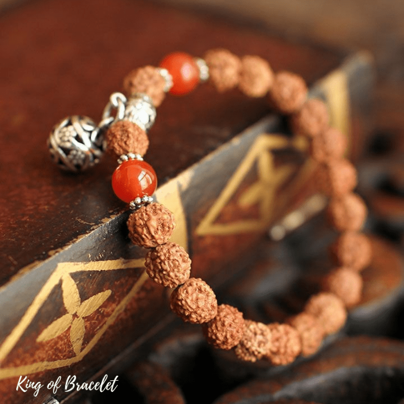 Bracelet Tibétain en Rudraksha - King of Bracelet