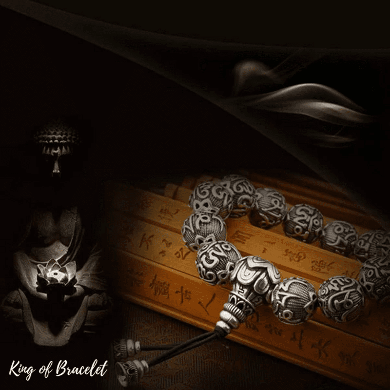 Bracelet Tibétain avec Mantra "Om Mani Padme Hum" - King of Bracelet