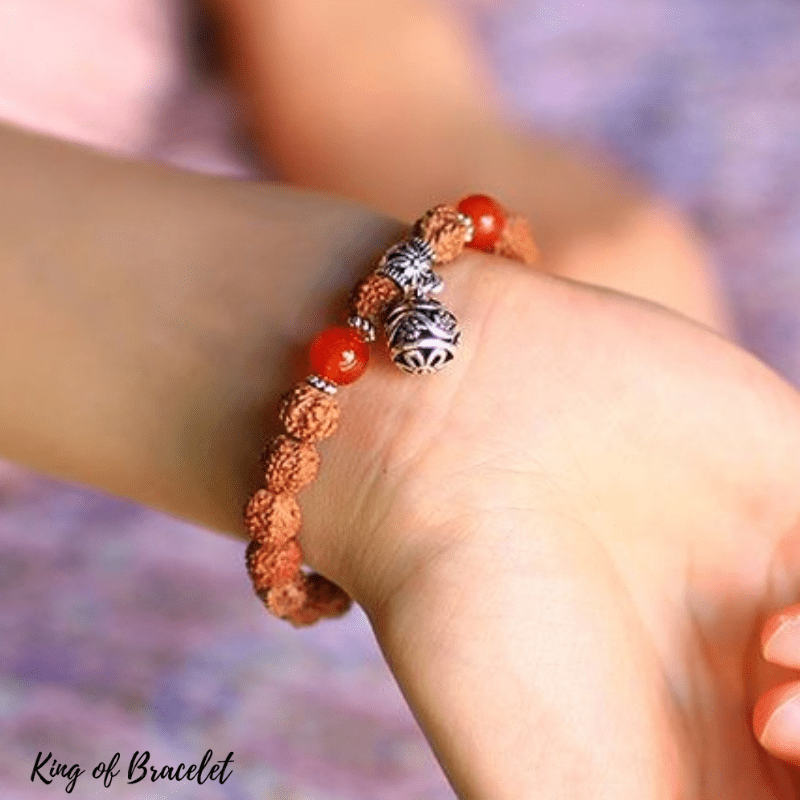 Bracelet Tibétain en Rudraksha - King of Bracelet
