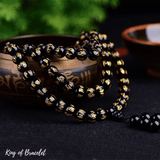 Bracelet Mala Tibétain en Obsidienne - King of Bracelet