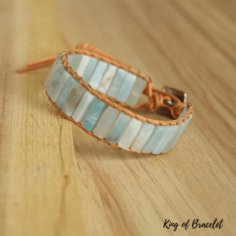 Bracelet Wrap en Amazonite - King of Bracelet