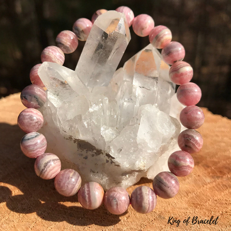 Bracelet en Rhodochrosite Véritable - King of Bracelet