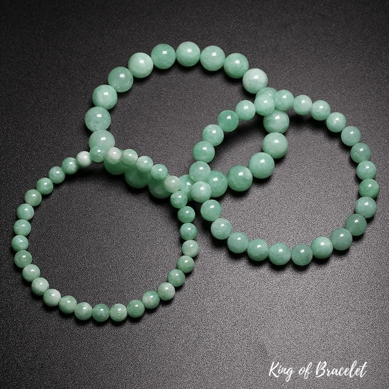 Bracelet En Jade Vert - 58 Mm De Diamètre - Pour Femme, Neuf Sans Emballage