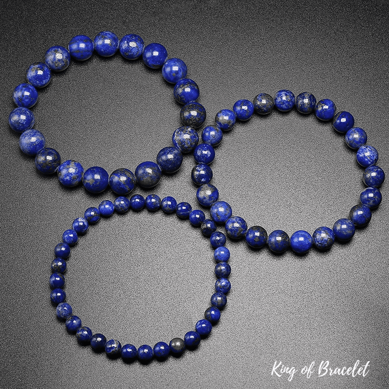 Bracelet en Lapis Lazuli Qualité AAA+