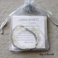 Bracelets en Citrine, Cristal de Roche et Quartz Fumé - King of Bracelet