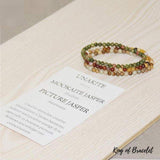 Bracelets en Unakite, Jaspe Paysage et Mookaïte - King of Bracelet