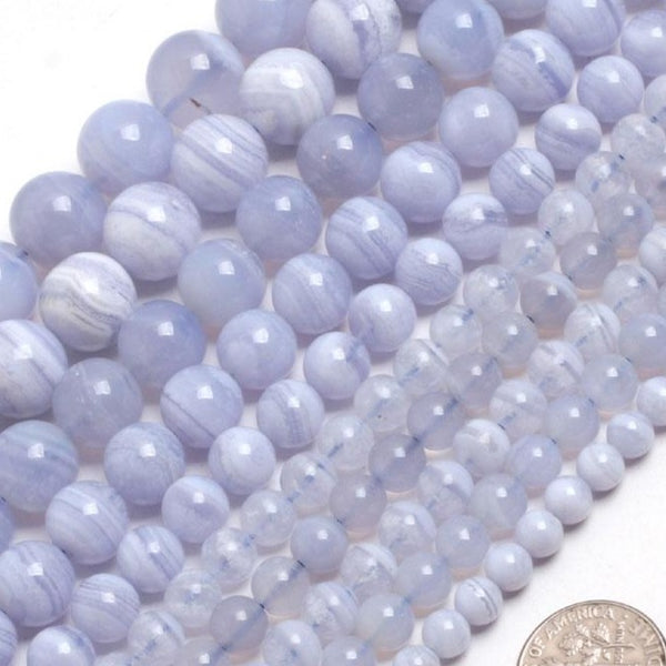 Perles Agate Blue Lace - King of Bracelet