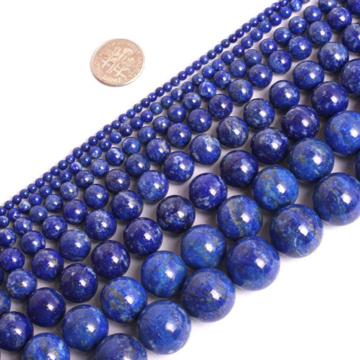 Perles Rondes Lapis Lazuli - King of Bracelet