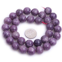 Perles Lépidolite Violette - King of Bracelet