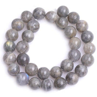Perles Rondes Labradorite Grise - King of Bracelet 