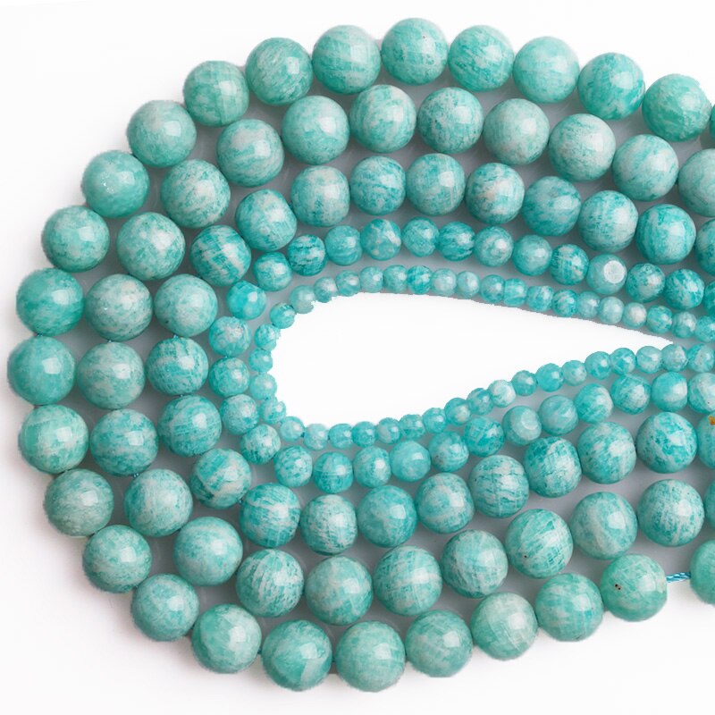 Perles Rondes Amazonite - King of Bracelet 