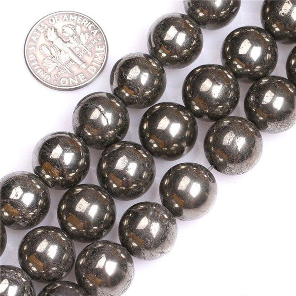 Perles Rondes Pyrite - King of Bracelet