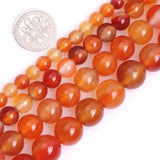 Perles Rondes Cornaline Naturelle - King of Bracelet