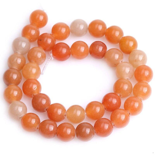 Perles Aventurine Orange - King of Bracelet