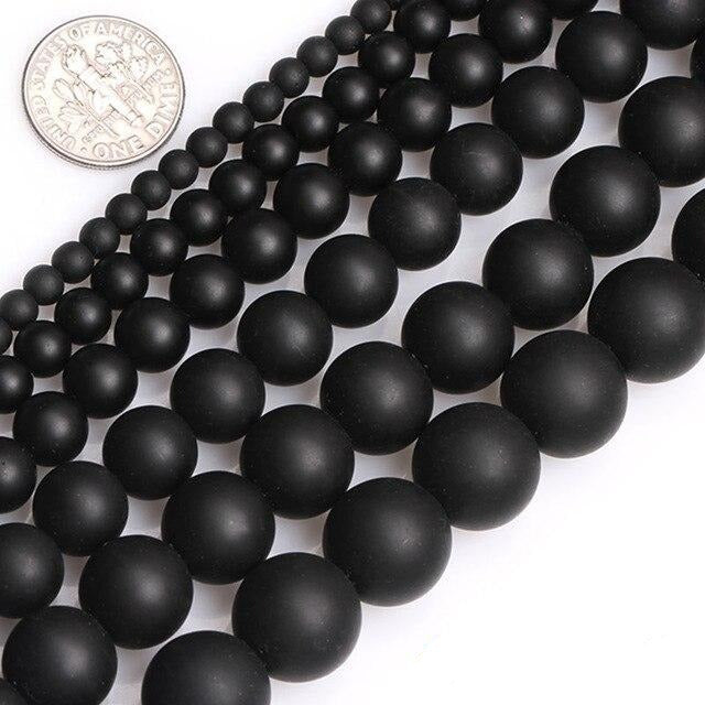Perles Onyx Noir Mat - King of Bracelet