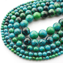 Perles Rondes Chrysocolle - King of Bracelet