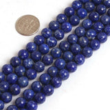 Perles Rondes Lapis Lazuli