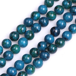 Perles Rondes Chrysocolle 8MM - King of Bracelet